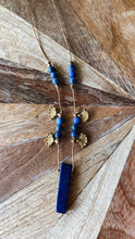 Load image into Gallery viewer, Lapis Lazuli + Sodalite - Brass
